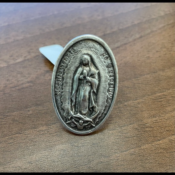Jewelry - Virgen of Guadalupe silver tone  ring—NWT